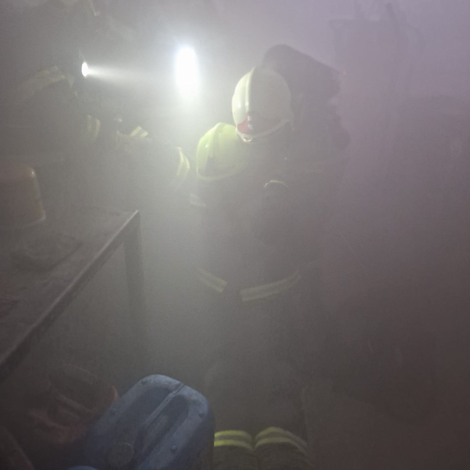 Angriffsübung Werkstättenbrand mit Spezialszenarios